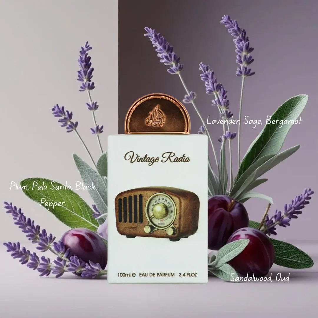 Giftset Vintage Radio 3pcs - LATTAFA P 100ml + 200ml + 20ml Lattafa Pride