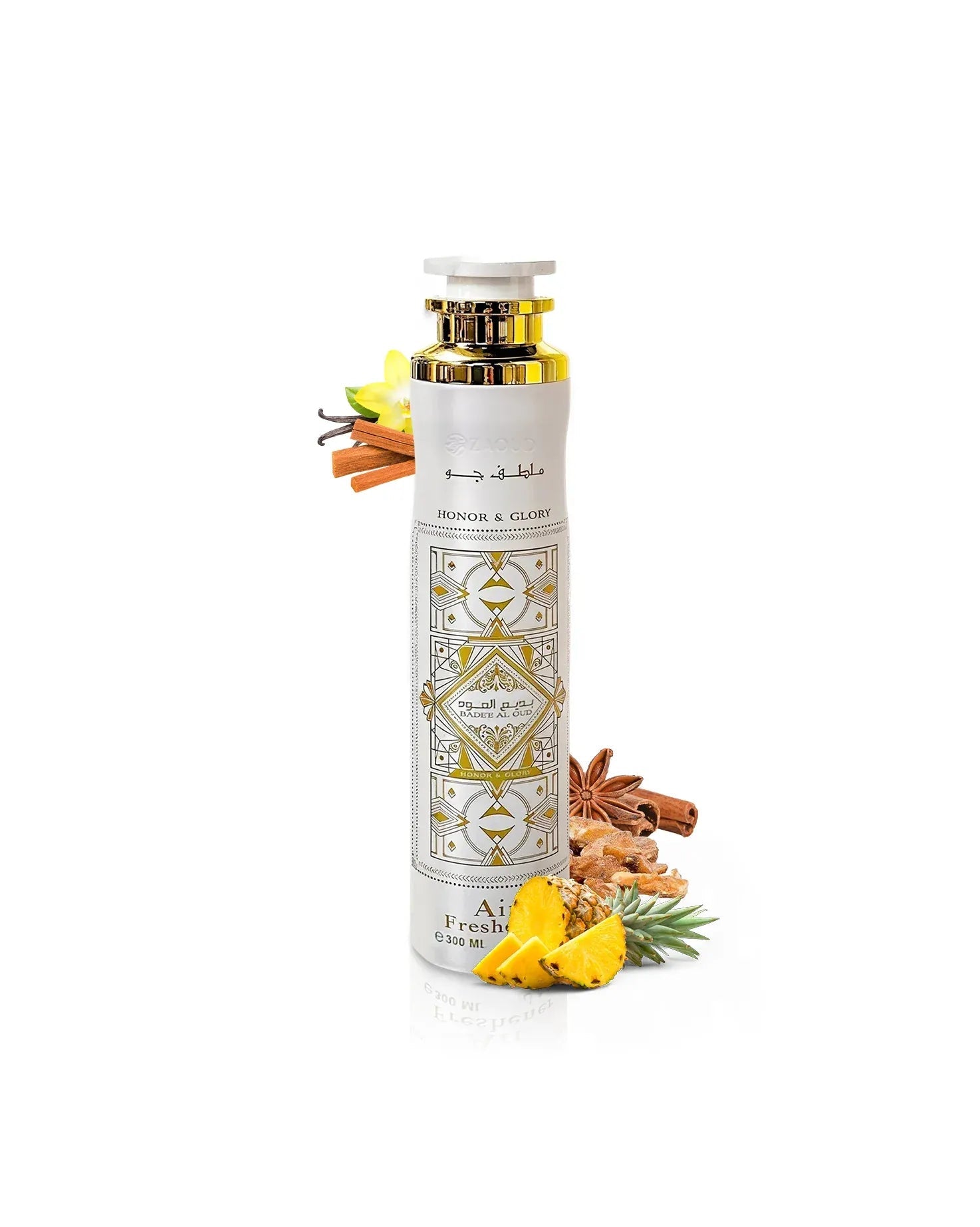 Air freshner Badee el oud honor & glory white - LATTAFA 300 ml Lattafa