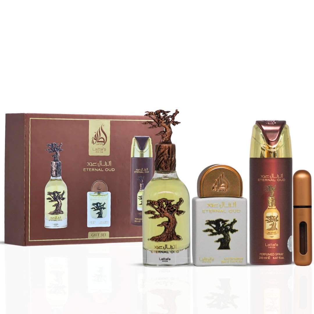 Giftset Eternal Oud 3pcs - LATTAFA P 100ml + 200ml + 20ml Lattafa Pride
