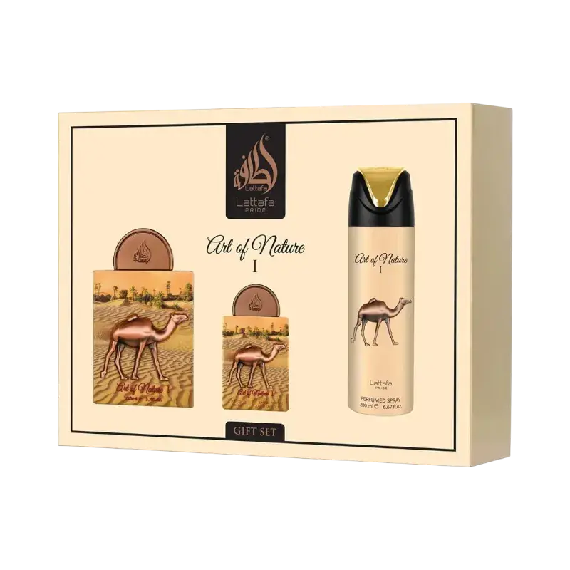 Giftset Art of Nature I 3pcs LATTAFA P 100 ml + 200 ml + 20ml Lattafa Pride