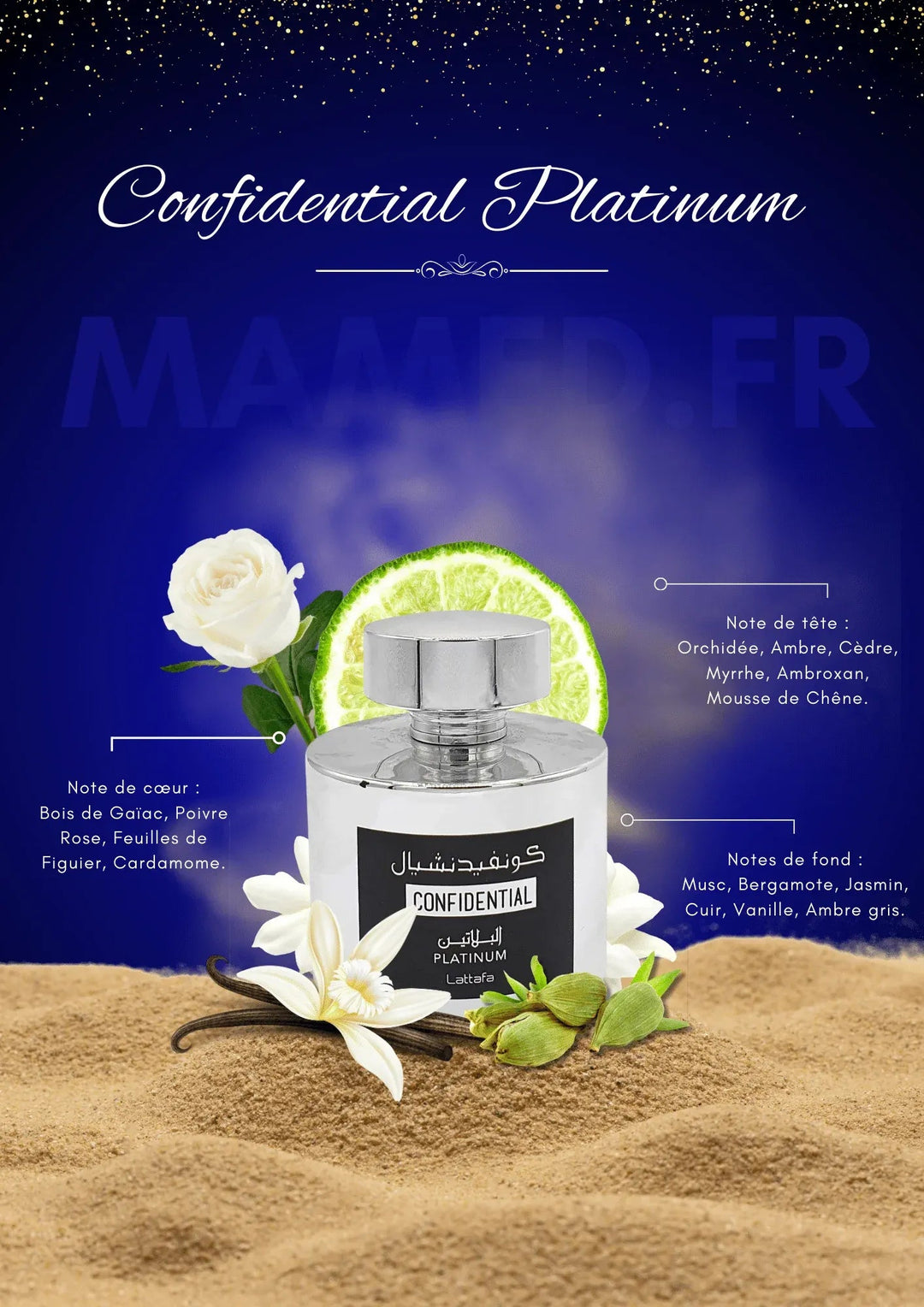 Confidential Platinum - LATTAFA 100 ml Lattafa