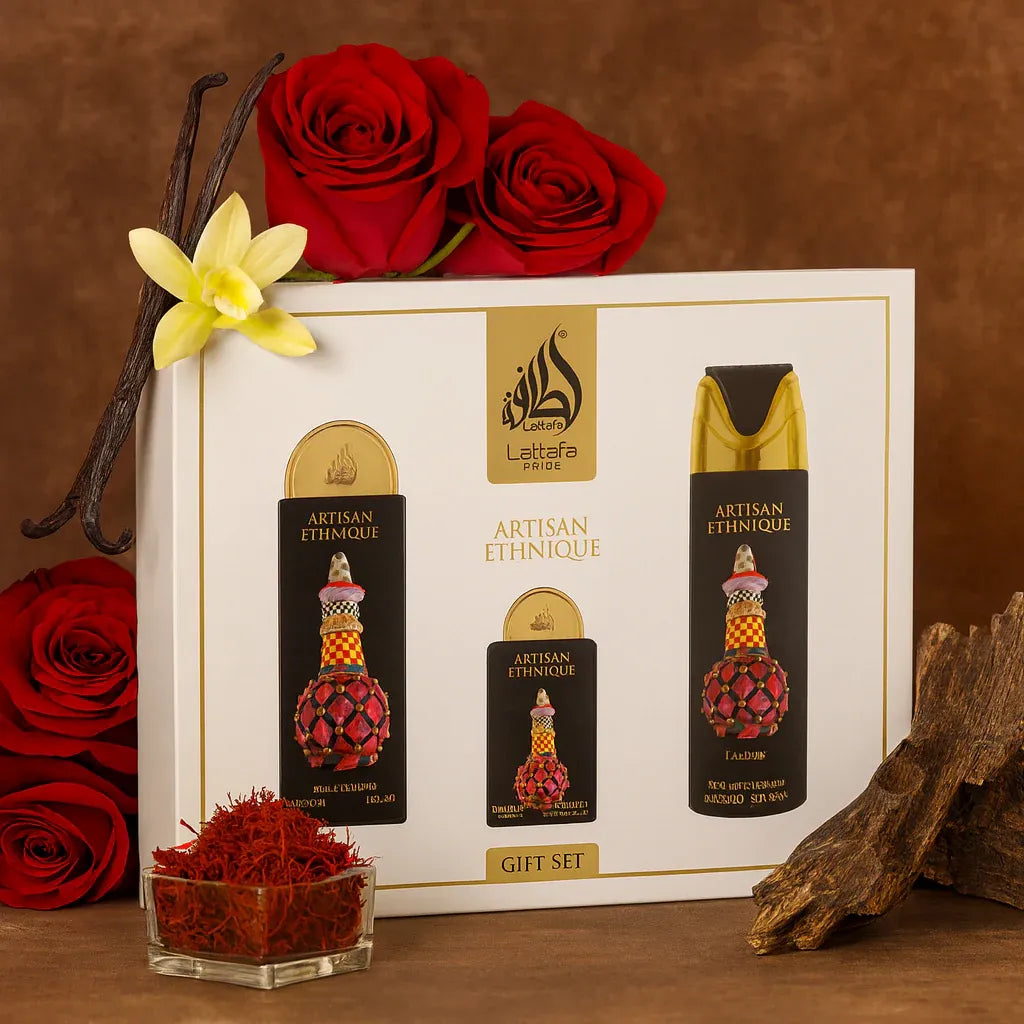 Giftset Artisan Ethnique 3pcs LATTAFA P 100ml + 200ml + 20ml Lattafa Pride