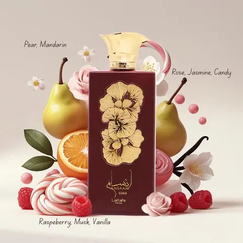 Giftset Ansaam Gold 3pcs LATTAFA P 100ml + 200ml + 20ml Lattafa Pride