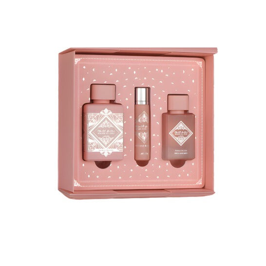 Badee Al Oud Noble Blush Giftset - LATTAFA  100 ml + 12 ml + 50 ml Lattafa
